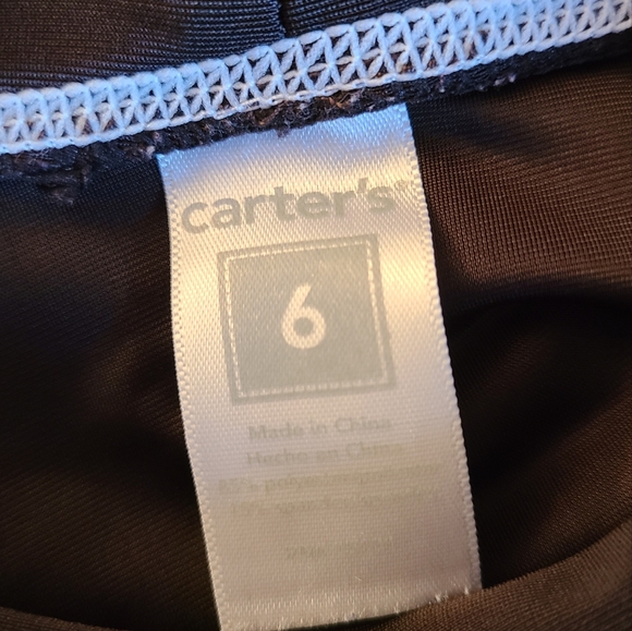 Dark brown rashguard swimsuit top - Picture 2 of 2